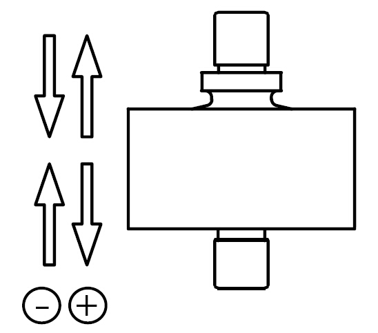 Одиночный тип обжатия ячейки загрузки напряжения тензометрического датчика с весить индикатор